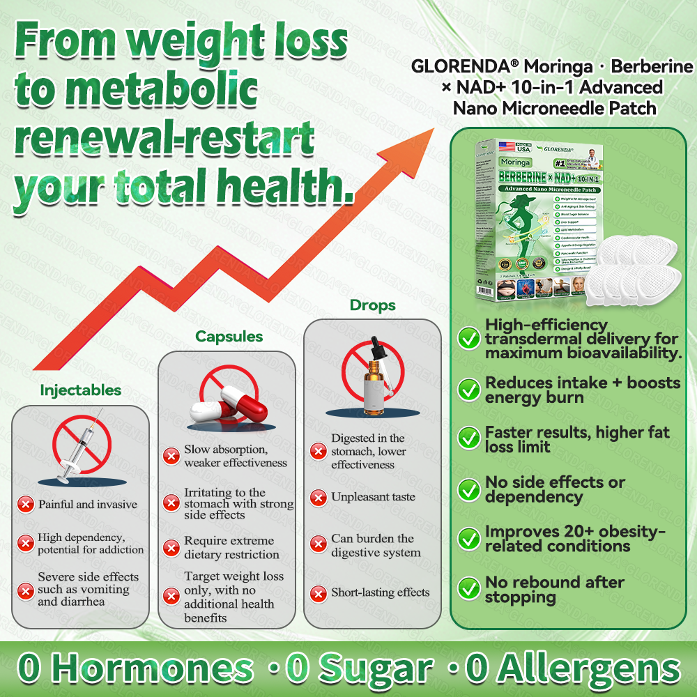 𝐎𝐟𝐟𝐢𝐜𝐢𝐚𝐥 𝐒𝐭𝐨𝐫𝐞 | 🎁🎁 𝐆𝐋𝐎𝑹𝑬𝗡𝗗𝗔® 𝑴𝒐𝒓𝒊𝒏𝙜𝙖 · 𝘽𝙚𝙧𝙗𝙚𝙧𝒊𝒏𝒆 × 𝐍𝐴𝑫+ 10-𝐢𝐧-1 𝑨𝒅𝒗𝒂𝒏𝒄𝐞𝐝 𝑵𝒂𝙣𝙤 𝑴𝒊𝒄𝒓𝒐𝒏𝒆𝒆𝗱𝗹𝗲 𝐏𝐚𝒕𝗰𝗵 🇺🇸 (𝐉𝐮𝐬𝐭 𝐨𝐧𝐜𝐞 𝐚 𝐝𝐚𝐲, 𝐯𝐢𝐬𝐢𝐛𝐥𝐞 𝐜𝐡𝐚𝐧𝐠𝐞𝐬 𝐢𝐧 𝟕 𝐝𝐚𝐲𝐬) ✅ 𝐅𝐨𝐫 𝐨𝐛𝐞𝒔𝒊𝒕𝒚, 𝐥𝐨𝐨𝐬𝐞 𝐬𝐤𝐢𝐧, 𝐝𝐢𝐚𝐛𝒆𝒕𝒆𝒔, 𝐬𝐥𝐞𝐞𝐩 𝐚𝐩𝐧𝐞𝐚, 𝐣𝐨𝐢𝐧𝐭 𝐢𝐬𝐬𝐮𝐞𝐬, 𝐚𝐧𝐝 𝐦𝐨𝐫𝐞